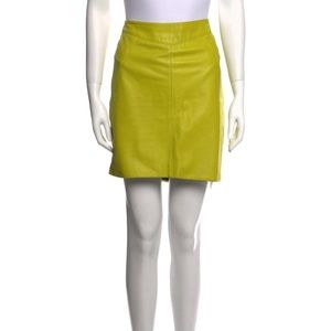 Jason Wu Leather Mini Skirt
